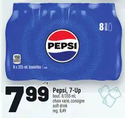 Metro PEPSI, 7-UP SOFT DRINK offer