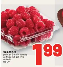 Metro FRAMBOISES | RASPBERRIES offer