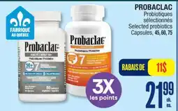 Jean Coutu PROBACLAC Selected probiotics offer
