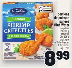 Metro BLUE WATER PORTIONS DE POISSON PANÉES offer