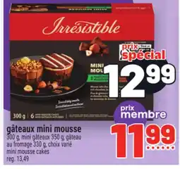Metro GÂTEAUX MINI MOUSSE | MINI MOUSSE CAKES offer