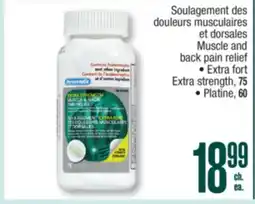 Jean Coutu Muscle and back pain relief • Extra fort offer