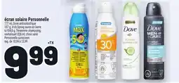 Metro ÉCRAN SOLAIRE PERSONNELLE | PERSONNELLE SUNSCREEN offer