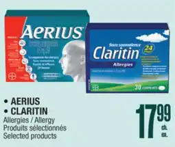 Jean Coutu • AERIUS • CLARITIN Allergies offer