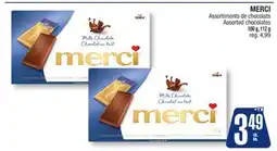 Jean Coutu MERCI Assorted chocolates offer