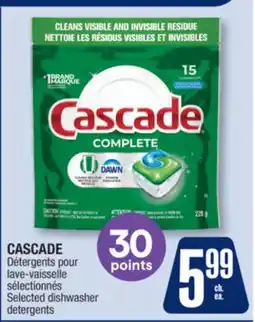 Jean Coutu CASCADE Détergents pour lave-vaisselle sélectionnés offer