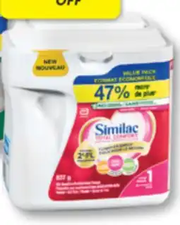 Familiprix Similac Total Comfort milk-based iron-fortified infant formula Step offer