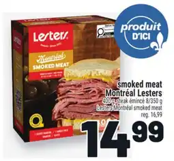 Metro SMOKED MEAT MONTRÉAL LESTERS | LESTERS MONTRÉAL SMOKED MEAT offer