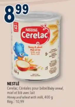 Familiprix Nestlé Cerelac honey & wheat baby cereal offer