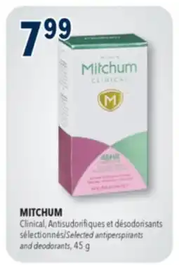 Familiprix Mitchum Women Clinical antiperspirant & deodorant stick Powder Fresh offer