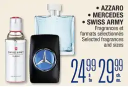 Jean Coutu • AZZARO • MERCEDES • SWISS ARMY offer