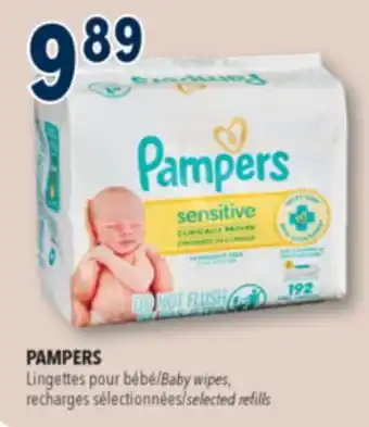 Familiprix Pampers Sensitive Skin wipes 3x64un offer