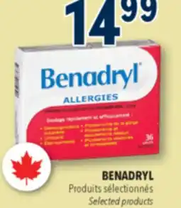 Familiprix Benadryl Allergy caplets 36un offer