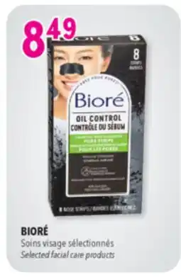 Familiprix Bioré Oil Control charcoal deep cleansing pore nose strips for oily skin 8un offer