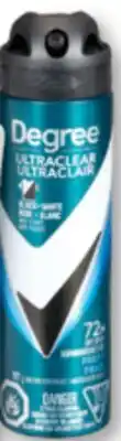 Familiprix Degree Men Motionsense anti stains fresh dry spray offer