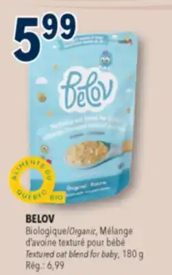 Familiprix BELOV Organic Textured oat blend for baby offer