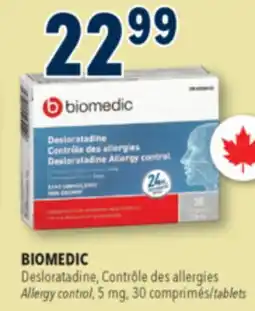 Familiprix BIOMEDIC Allergy control offer