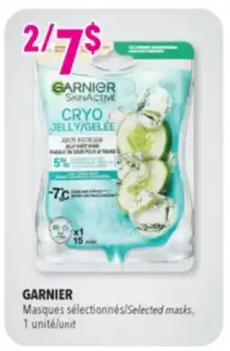 Familiprix GARNIER Selected masks offer