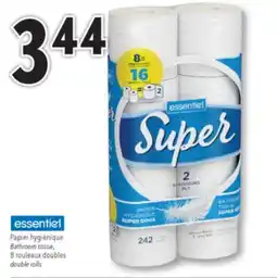 Familiprix Essentiel super soft 2 ply bathroom tissue 8un offer