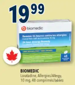 Familiprix Biomedic non-drowsy 24 hour allergy remedy tablets 48un offer