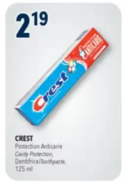Familiprix Crest cavity protection toothpaste offer