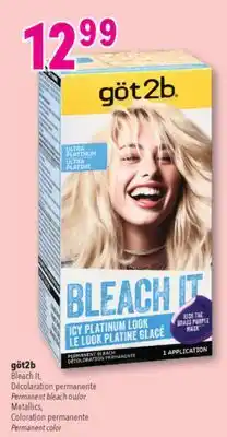 Familiprix Göt2b Bleach It Permanent Bleach #001A Ultra Platinum offer