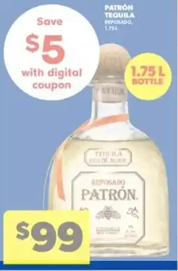 Real Canadian Liquorstore Patron tequila reposado offer