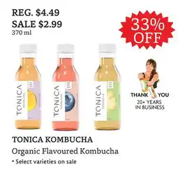 The Big Carrot TONICA KOMBUCHA offer