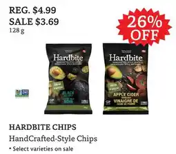 The Big Carrot HARDBITE CHIPS offer