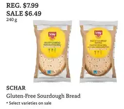 The Big Carrot SCHAR Gluten-Free Sourdough Bread offer