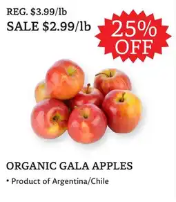 The Big Carrot ORGANIC GALA APPLES offer
