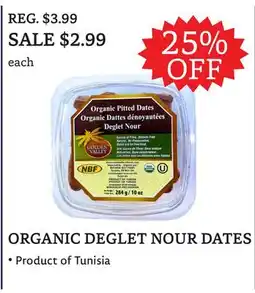 The Big Carrot ORGANIC DEGLET NOUR DATES offer