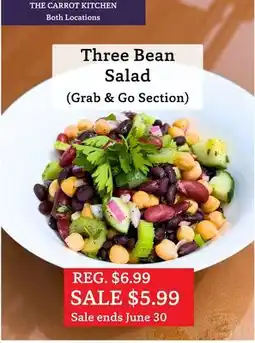 The Big Carrot Three Bean Salad offer