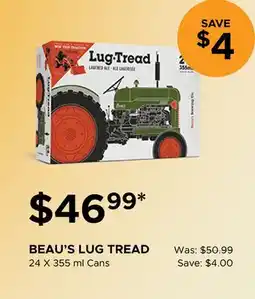 The Beer Store BEAU'S LUG TREAD offer