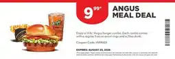 Harvey’s ANGUS MEAL DEAL offer