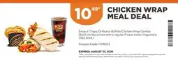 Harvey’s CHICKEN WRAP MEAL DEAL offer