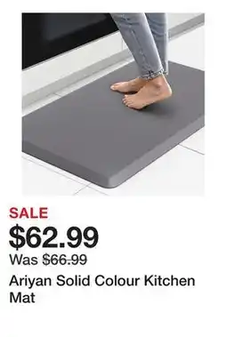 Wayfair Ariyan Solid Colour Kitchen Mat offer
