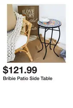 Wayfair Bribie Patio Side Table offer