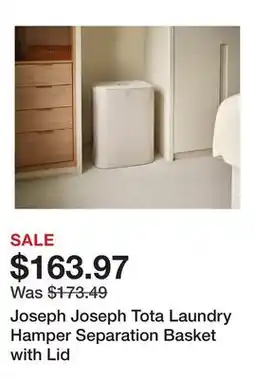 Wayfair Joseph Joseph Tota Laundry Hamper Separation Basket with Lid offer
