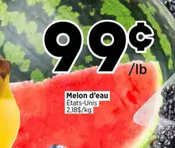 Val-Mont Melon d'eau offer