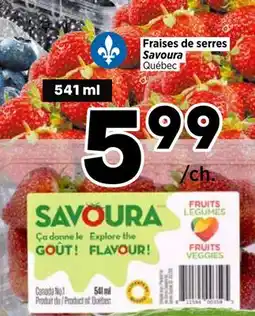 Val-Mont Fraises de serres Savoura offer