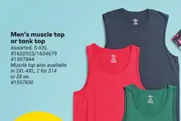 Giant Tiger Men's Muscle top or tank top offer