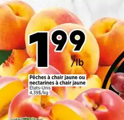 Val-Mont Pêches à chair jaune ou nectarines à chair jaune offer
