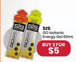 Healthy Planet SIS GO Isotonic Energy Gel offer