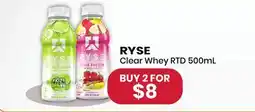 Healthy Planet RYSE Clear Whey RTD offer