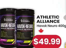 Healthy Planet ATHLETIC ALLIANCE Havok Neuro offer