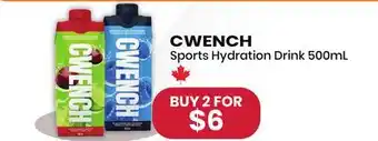Healthy Planet CWENCH Sports Hydration Drink offer
