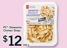 Fortinos PC SHAWARMA CHICKEN STRIPS offer