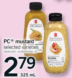 Fortinos PC MUSTARD offer