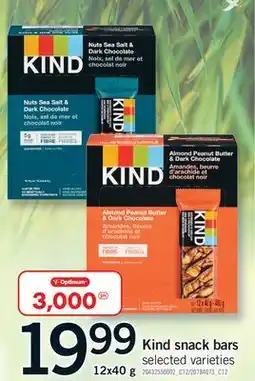 Fortinos KIND SNACK BARS offer